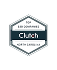 Clutch top B2B companies North Carolina badge