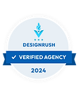DesignRush verified agency 2024 badge