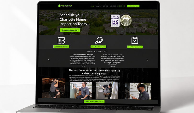 New Charlotte Home Inspections website
