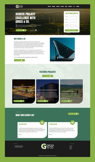 Portfolio website design example 1