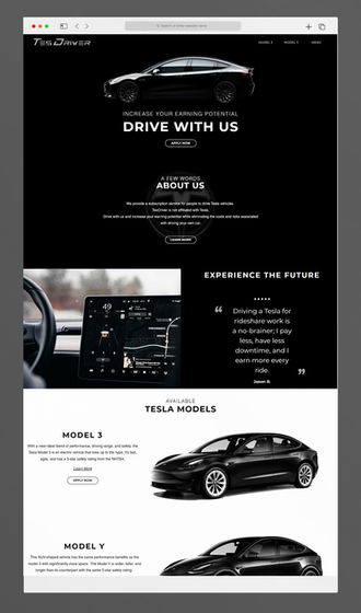 Portfolio website design example 12