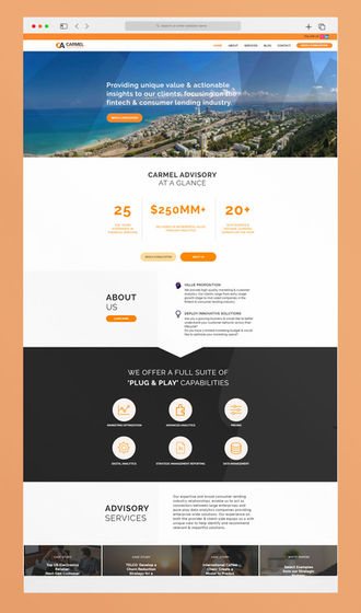 Portfolio website design example 13