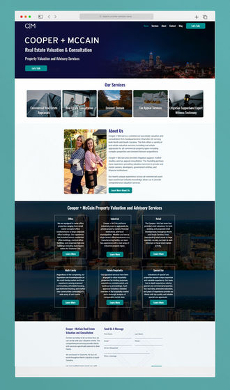 Portfolio website design example 14
