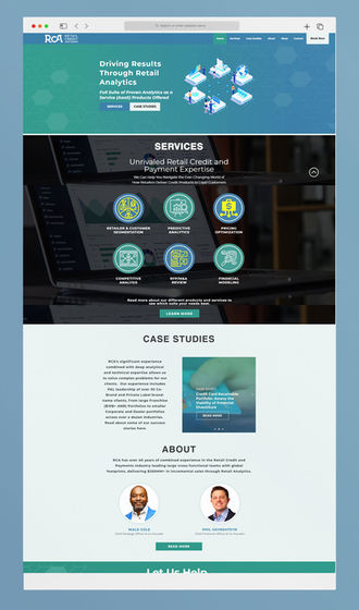 Portfolio website design example 15