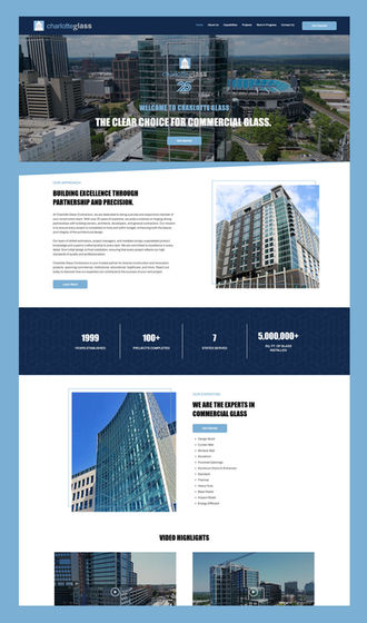 Portfolio website design example 2