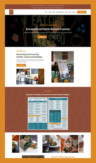 Portfolio website design example 4