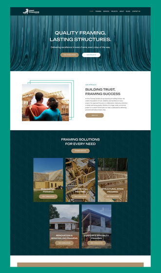 Portfolio website design example 5