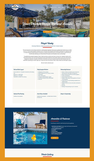 Portfolio website design example 6