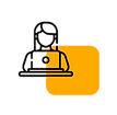 Work from home icon