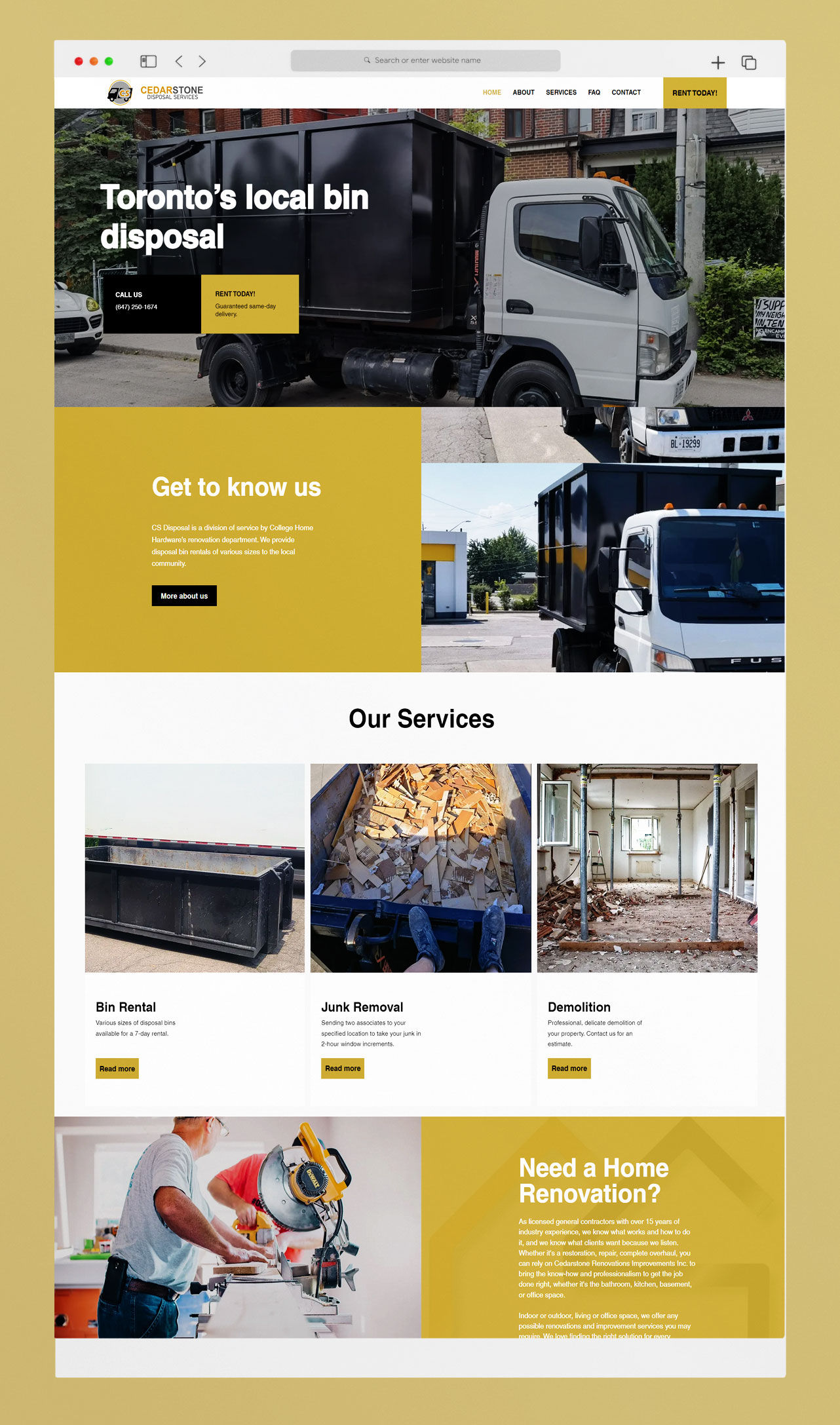 Website design project 10