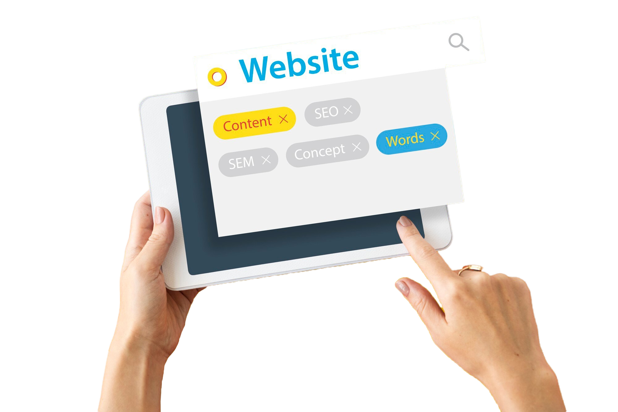 Website in a week header
