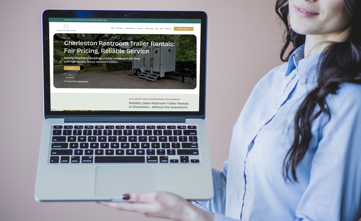 How Charleston Restroom Trailers Built a Premium Digital Presence That Matches Their Premium Service