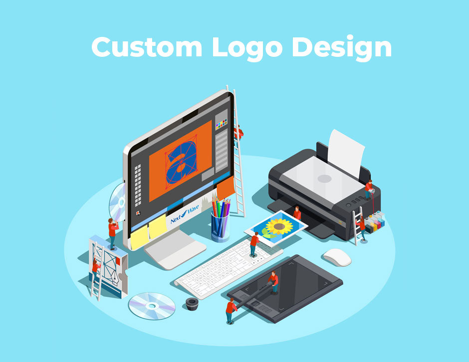 How Next Wave Services help you get a Custom Logo Design that builds your brand.
